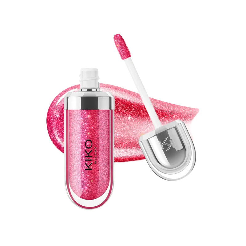 Gloss Lèvres KIKO 3D Mirror – Brillant Waterproof, Longue Tenue, 23 Teintes