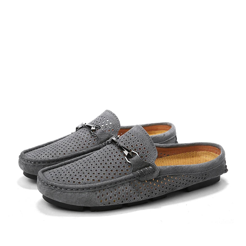 Mocassins Homme Cuir Suédé – Légers, Respirants & Confortables, Style Casual Été – CLEVI Paris