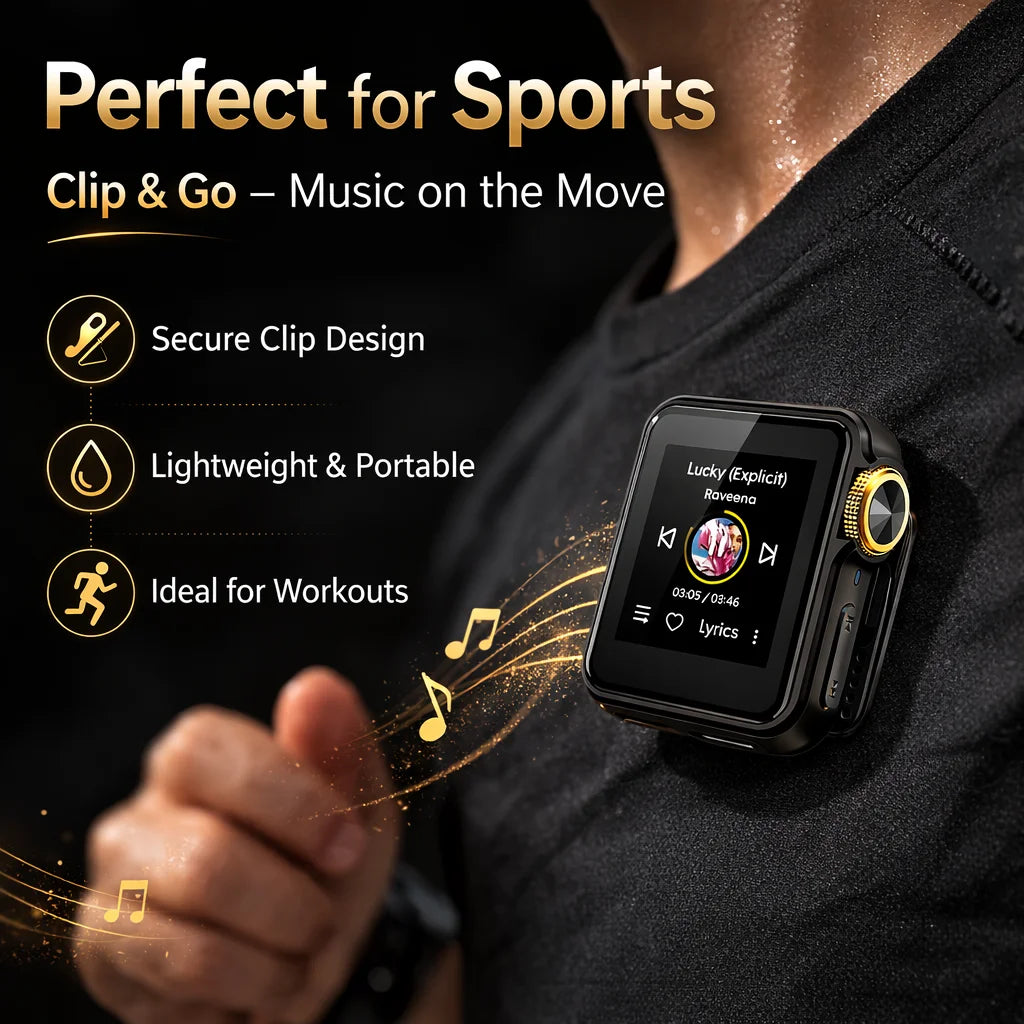 Lecteur MP3 HiFi Clip H2 Mini – Bluetooth LDAC aptX, DSD256, DAC ESS, 64 Go