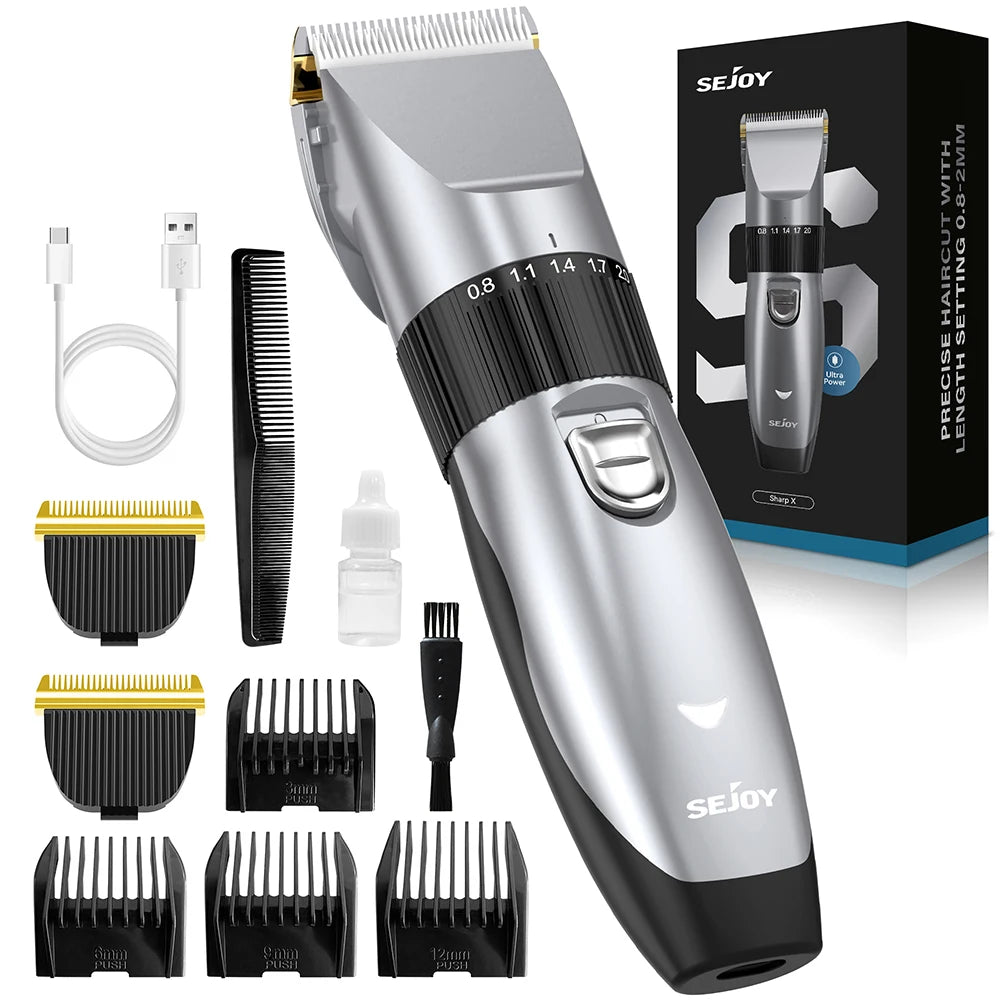 Tondeuse cheveux & barbe rechargeable – CLEVI Paris