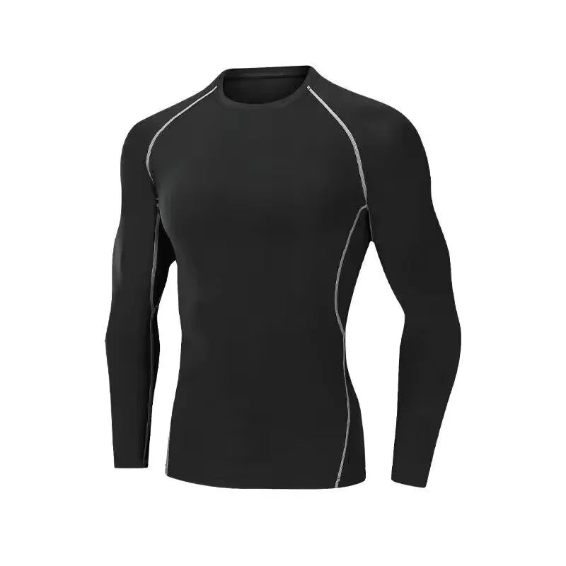 T-shirt Sport Compression Homme | Running, Fitness & Gym, Polyester Séchage Rapide – CLEVI Paris