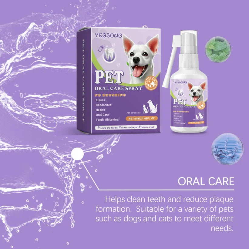 Spray bucco-dentaire chiens & chats – CLEVI Paris