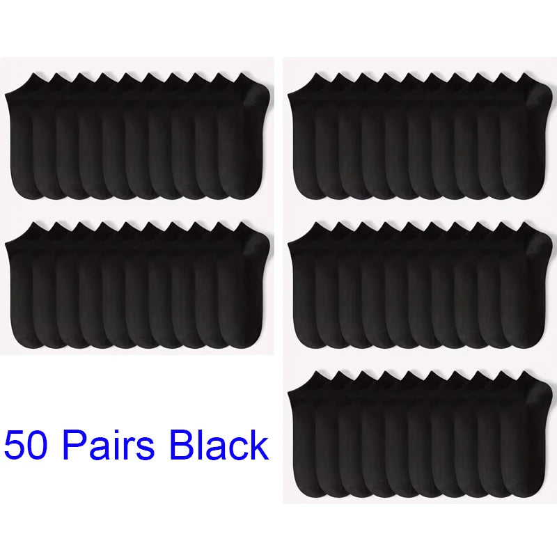 Chaussettes Basses Unisexes — Lot de 5 à 50 paires — CLEVI Paris