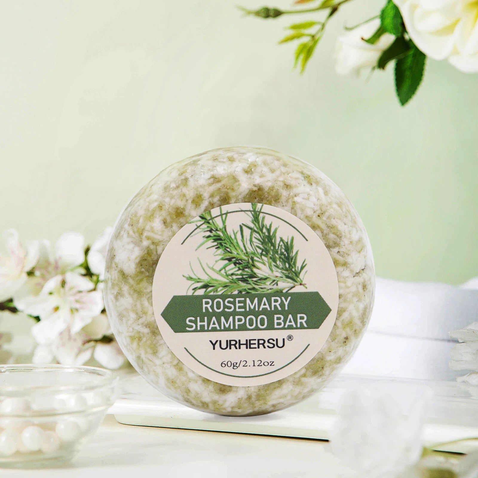 Shampoing Solide au Romarin Nourrissant & Réparateur — CLEVI Paris