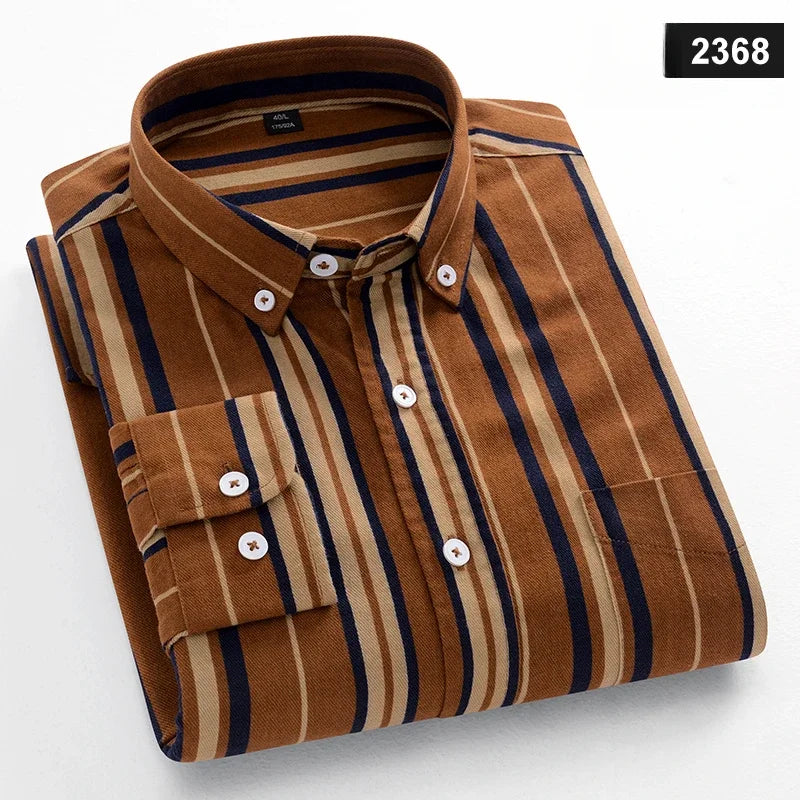 Chemise Oxford Homme Casual Manches Longues – CLEVI Paris