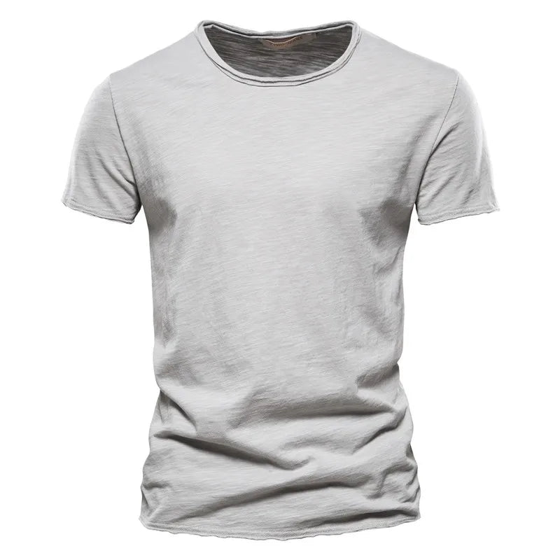 T-Shirt Homme 100% Coton Col Rond Manches Courtes F038 – CLEVI Paris