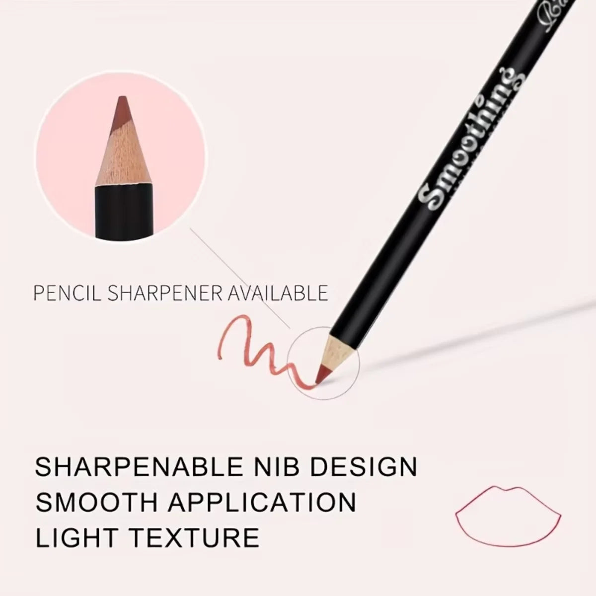 Crayon Contour Lèvres Mat Waterproof Longue Tenue 6 Teintes – CLEVI Paris