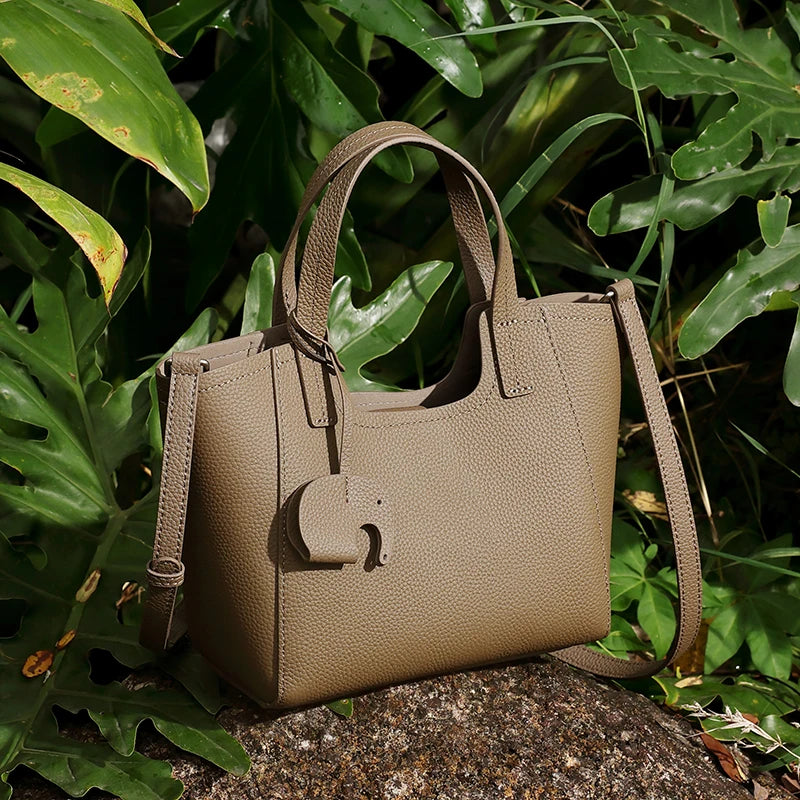 Sac Seau Femme Cuir Véritable Vintage Tote & Bandoulière – CLEVI Paris