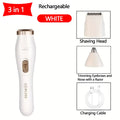 Rasoir électrique rechargeable visage & corps – CLEVI Paris