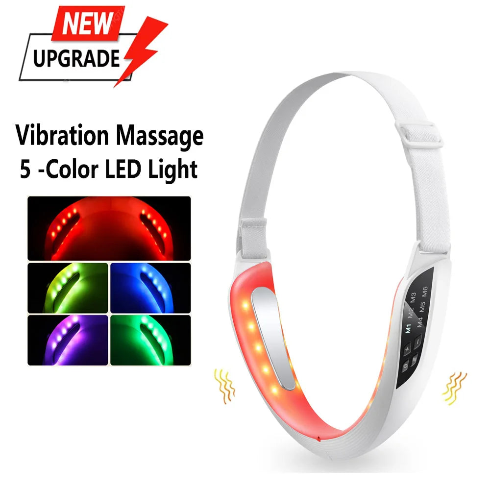Appareil Lifting Visage EMS V-Face | 6 Modes, 8 Niveaux & Double Menton