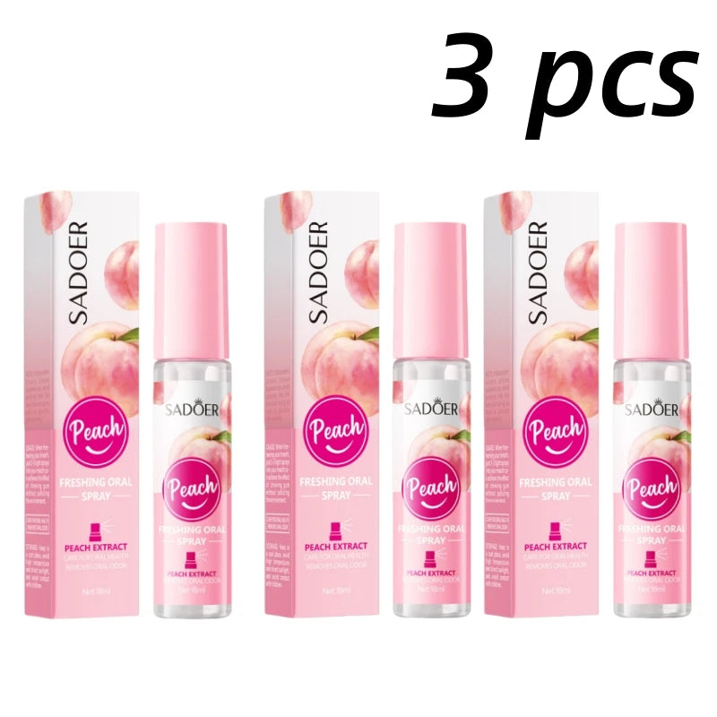 Spray Buccal Fraîcheur Haleine Menthe & Pêche Anti-Mauvaise Haleine – CLEVI Paris