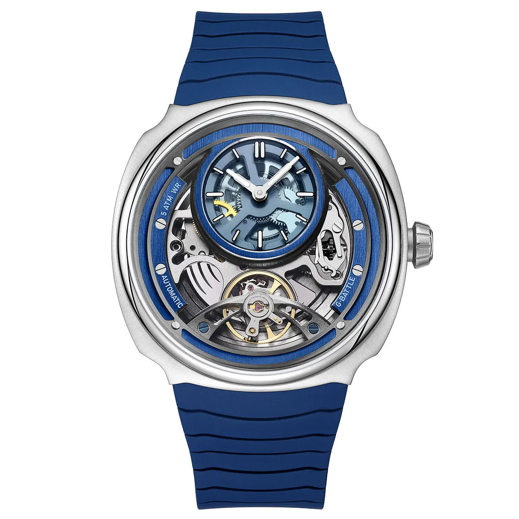 MEGIR 2259 Montre Homme Automatique Squelette Acier Sport Étanche 5ATM – CLEVI Paris
