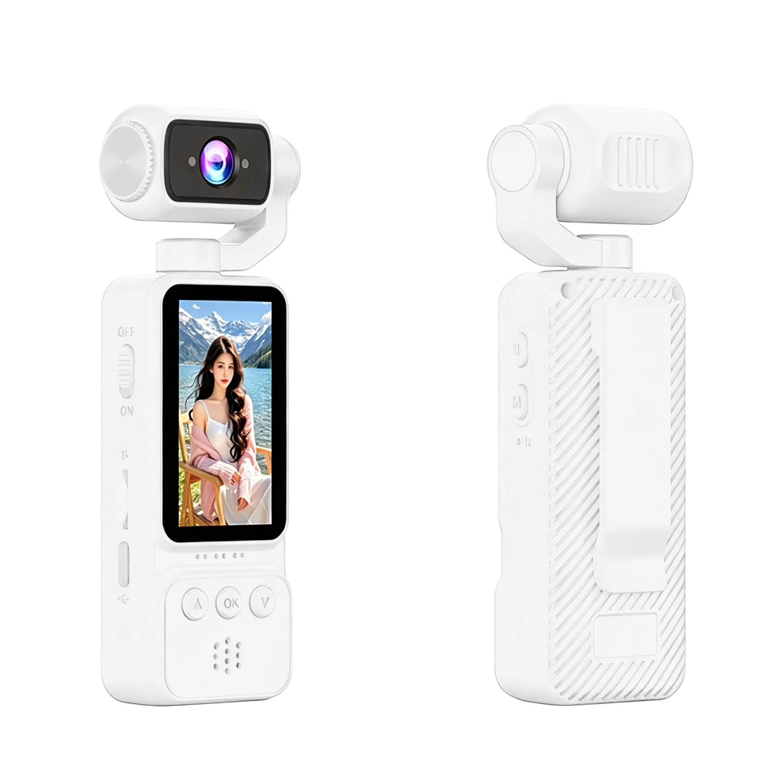 Mini Caméra de Poche 1080P Rotation 270° – WiFi Micro Intégré Sport & Vlog – CLEVI Paris