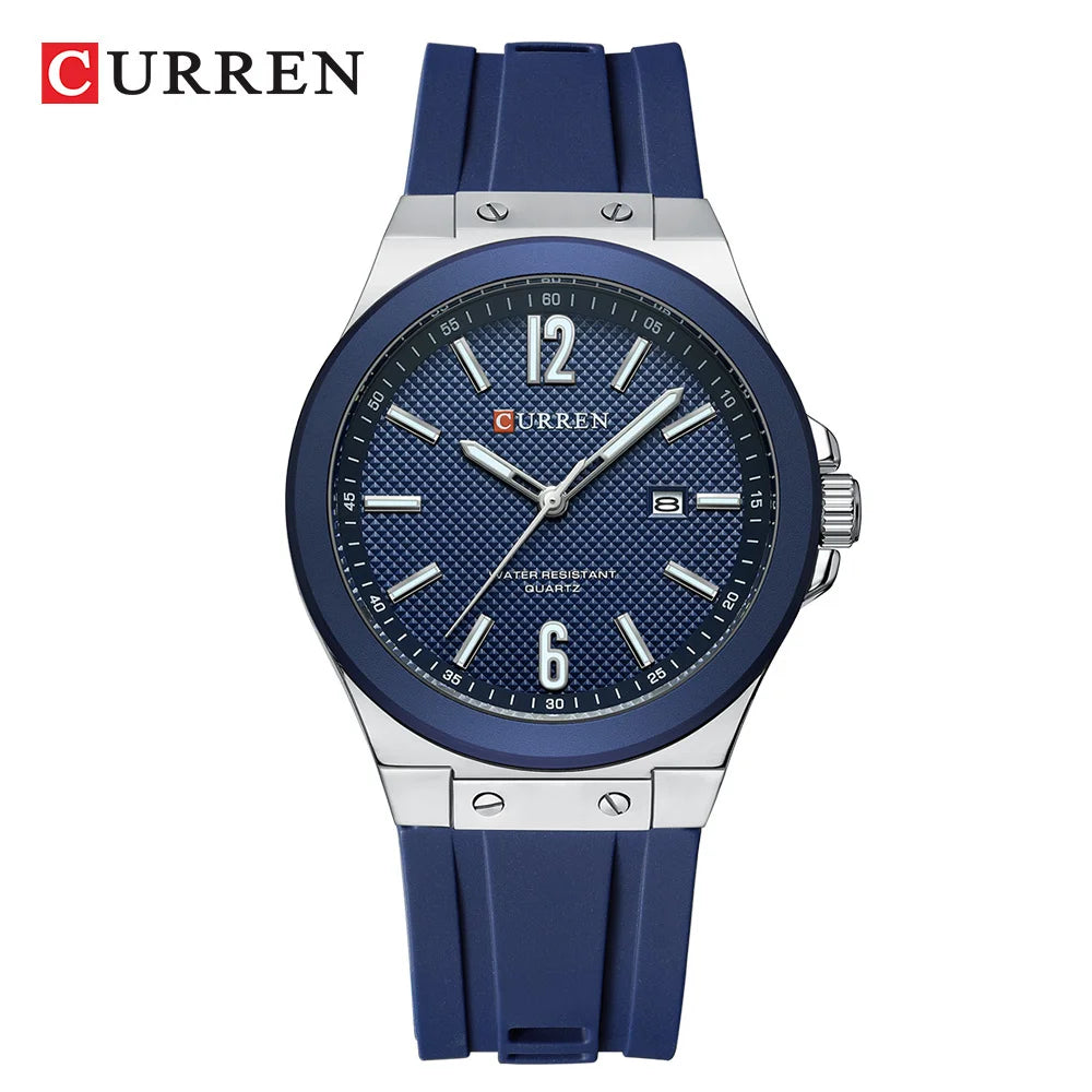 Montre Chronographe Homme CURREN 8442 – Bracelet Silicone Sport