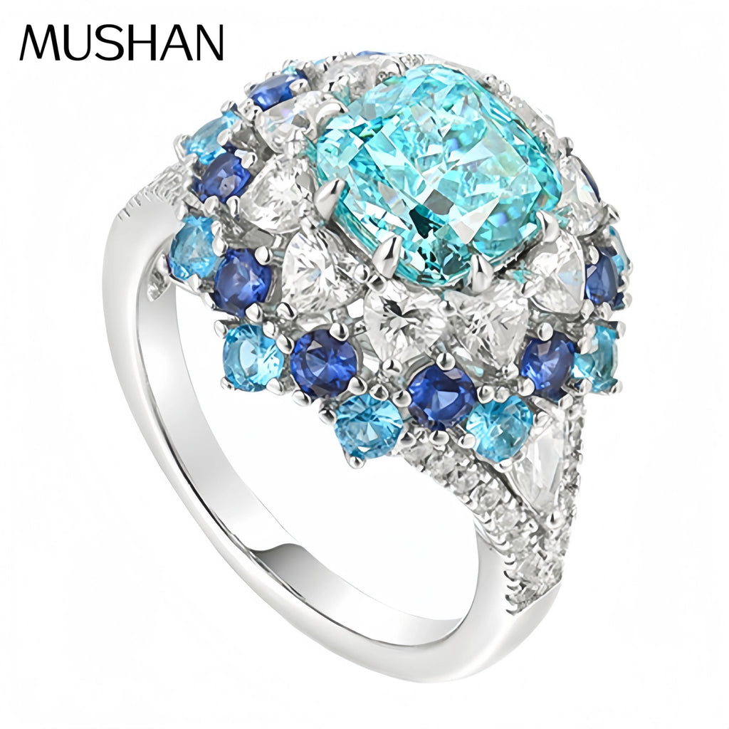 Bague Argent 925 Saphir Paraiba – CLEVI Paris