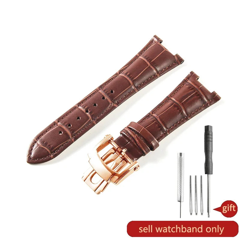 Bracelet Montre Cuir Vache | Compatible Patek Philippe Nautilus PP5711 5712G – CLEVI Paris
