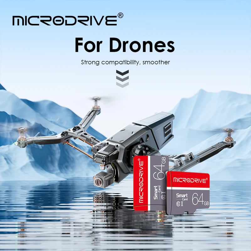Carte Mémoire Micro SD MicroDrive | Class 10 U3 V30 A1, 8–256 Go, Smartphone Caméra Dashcam – CLEVI Paris
