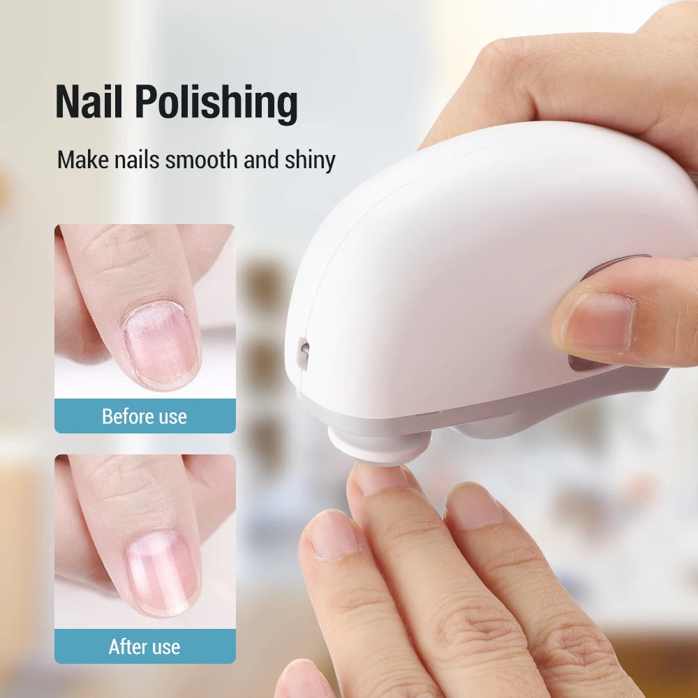 Coupe-Ongles Électrique Automatique USB-C – Lime & Polissage – CLEVI Paris