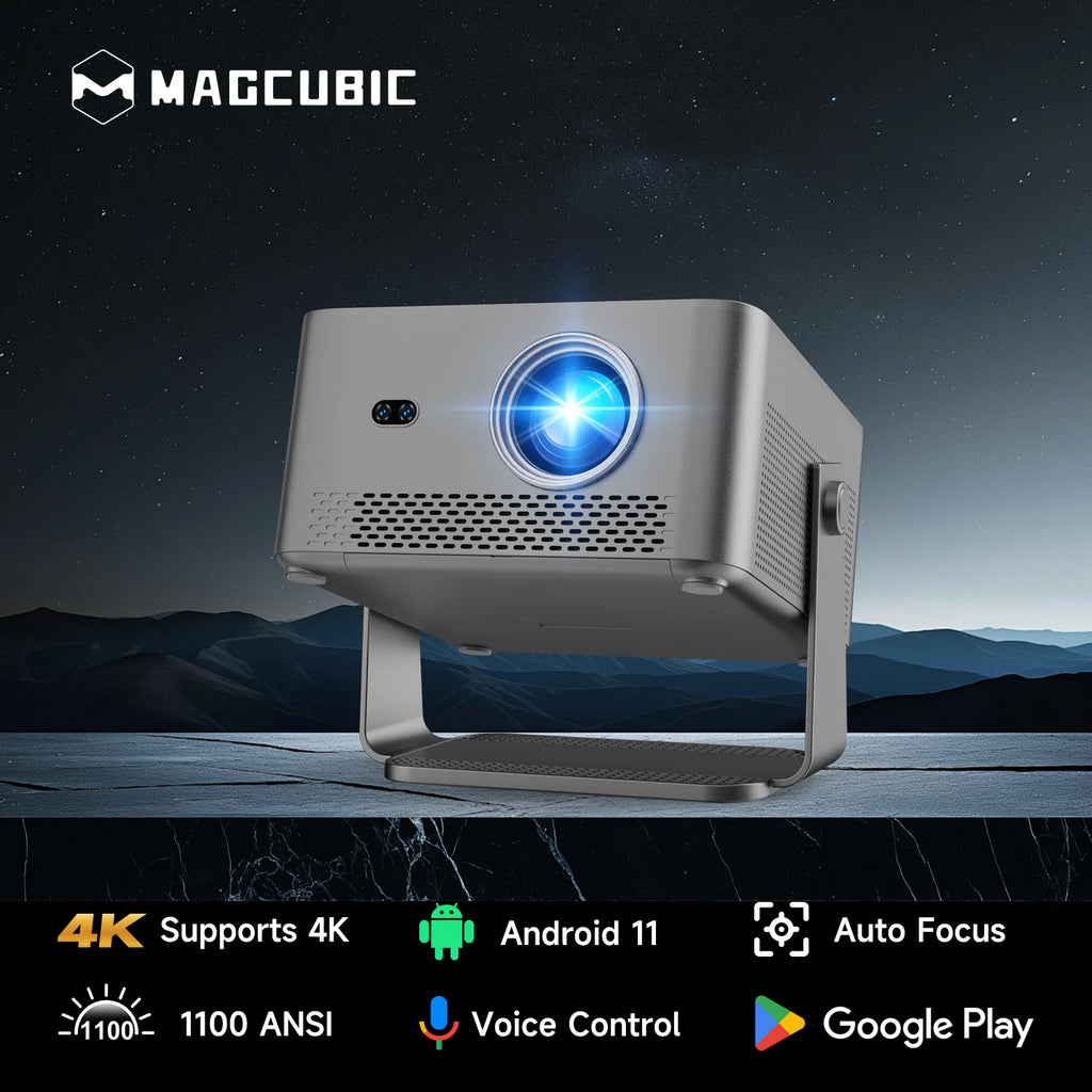 Magcubic HY450GTV Vidéoprojecteur Google TV 1080P HDR10 1100 ANSI Autofocus WiFi – CLEVI Paris