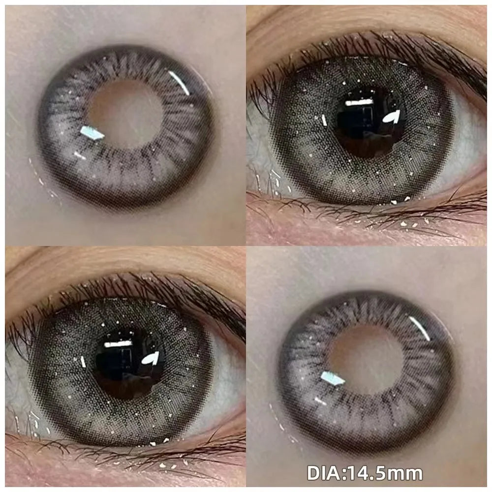 Lentilles de Contact Colorées OVOLOOK avec Correction – 9 Teintes, Myopie 0 à -8.00