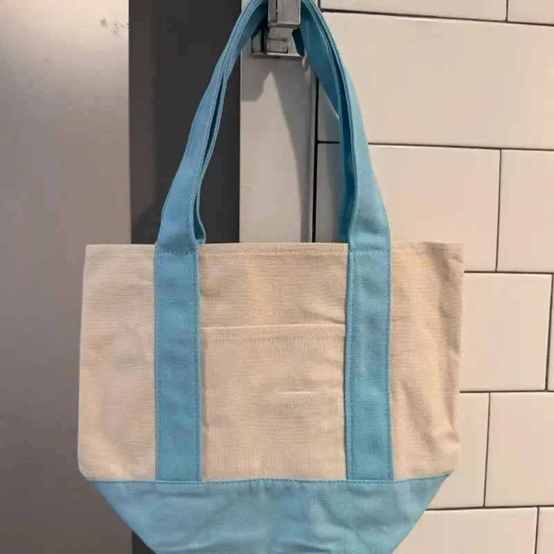 Tote Bag en Toile Minimaliste — Cabas Réutilisable, Bandoulière, 33x28cm, 4 Coloris | CLEVI Paris