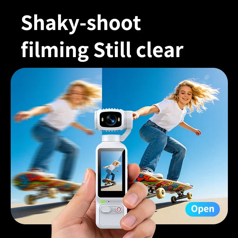 Caméra Action 4K ONEVAN – Rotation 180°, 19MP, WiFi, Écran 1,8", Batterie 1800mAh, Idéale Vlog & Réseaux Sociaux