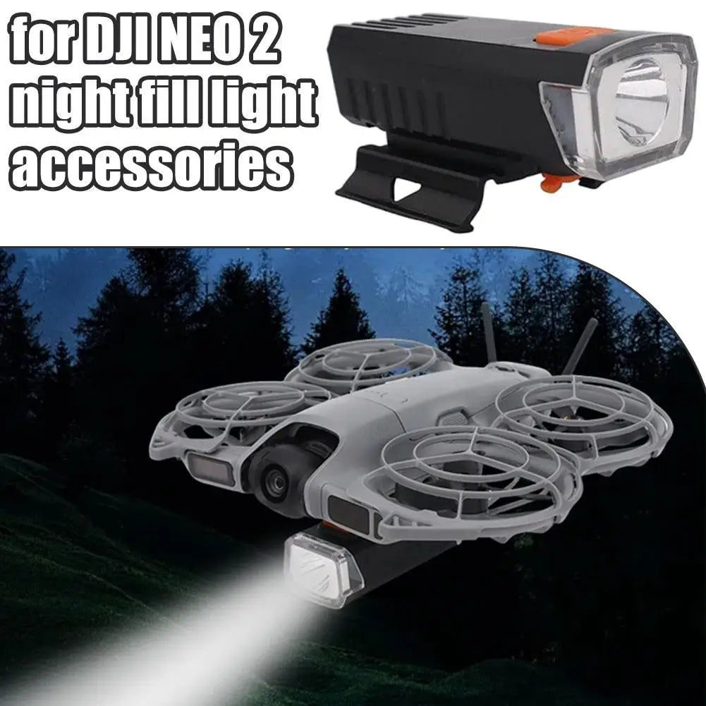 Feux de Vol Nocturne LED pour DJI NEO 2 – 3 Modes, Rechargeable Type-C, Trépied Intégré – CLEVI Paris