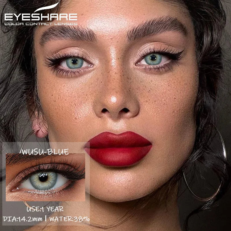 Lentilles de Contact Colorées EYESHARE | Usage Annuel Sans Correction | 15 Coloris | Maquillage & Quotidien – CLEVI Paris