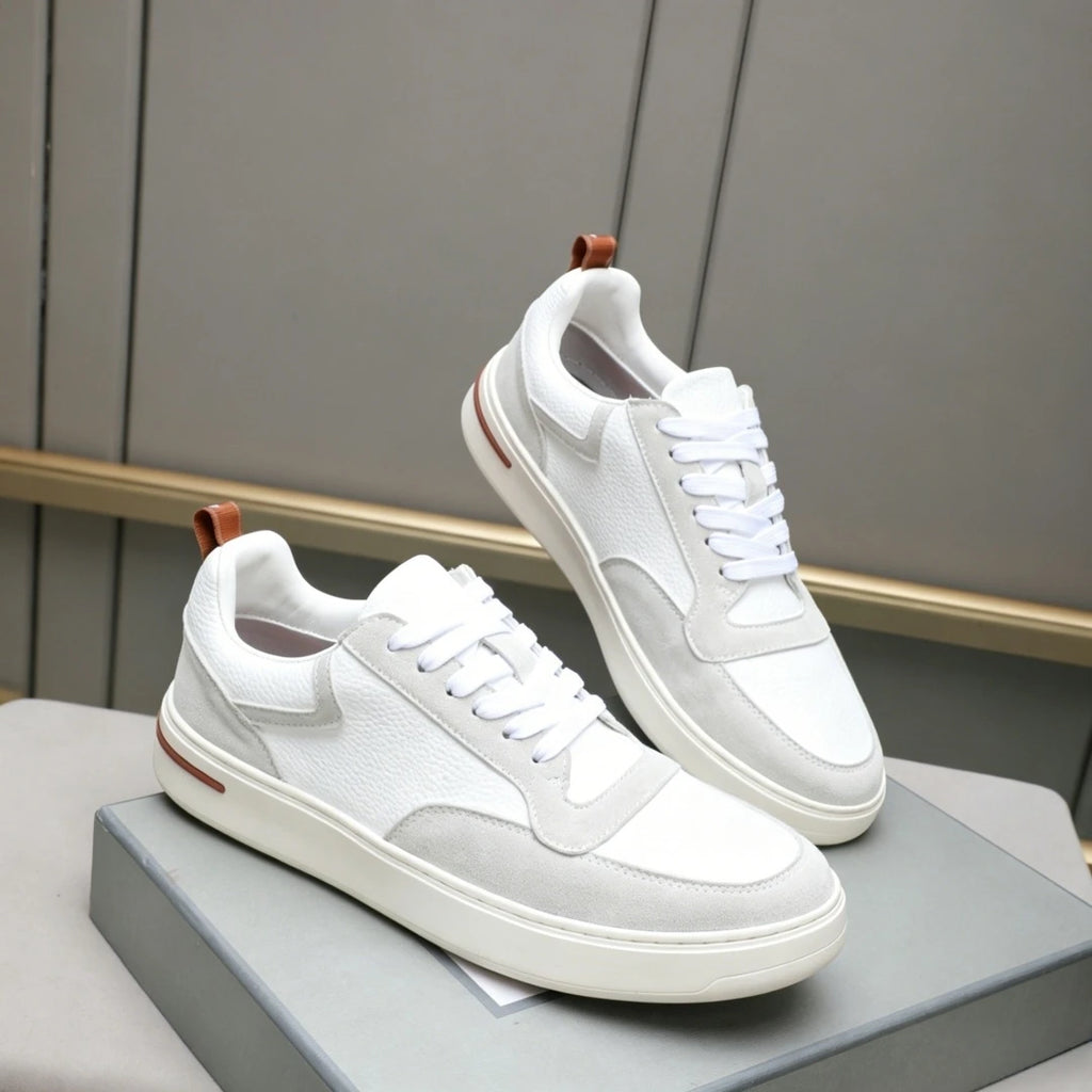 Sneakers Luxe Artisanales Homme Cuir Suède Laine – CLEVI Paris