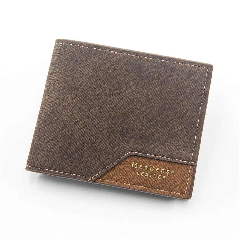 Portefeuille Homme Slim Cuir PU — Porte-Monnaie, Porte-Cartes & Photos, Noir & Marron | CLEVI Paris