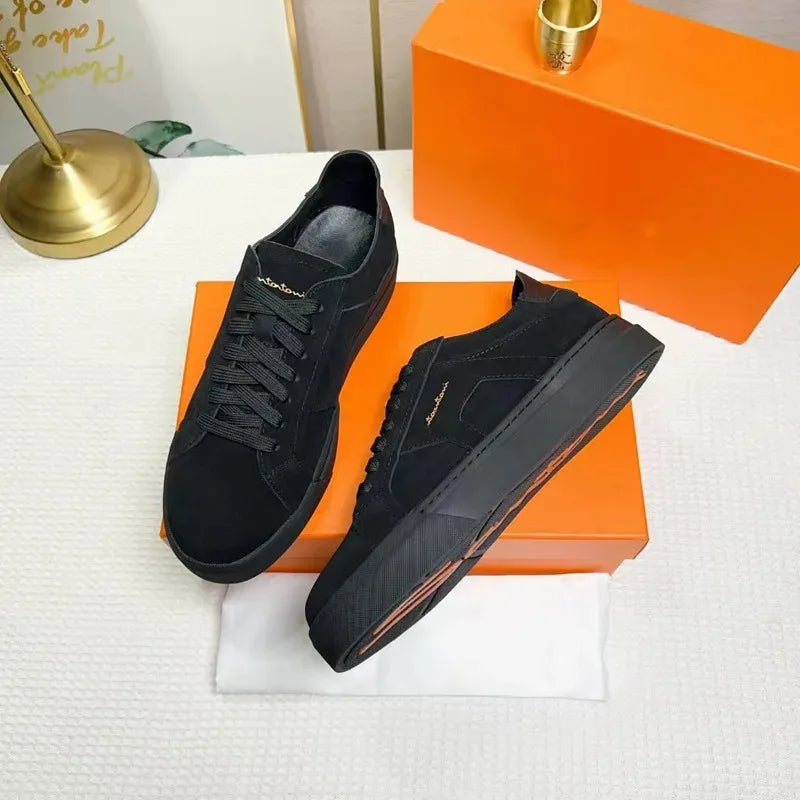 Sneakers Cuir Blanc Plateforme Unisexe – CLEVI Paris
