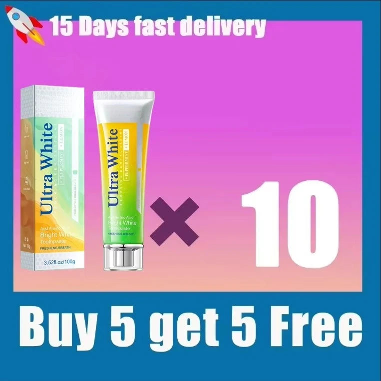 Dentifrice Citron Menthe Blancheur & Haleine Fraîche 100g – CLEVI Paris