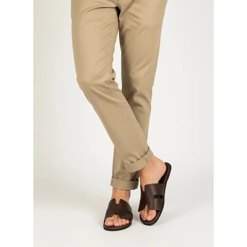 Sandales Homme ENLEN&BENNA – Style Pêcheur Légères Antidérapantes Grandes Tailles
