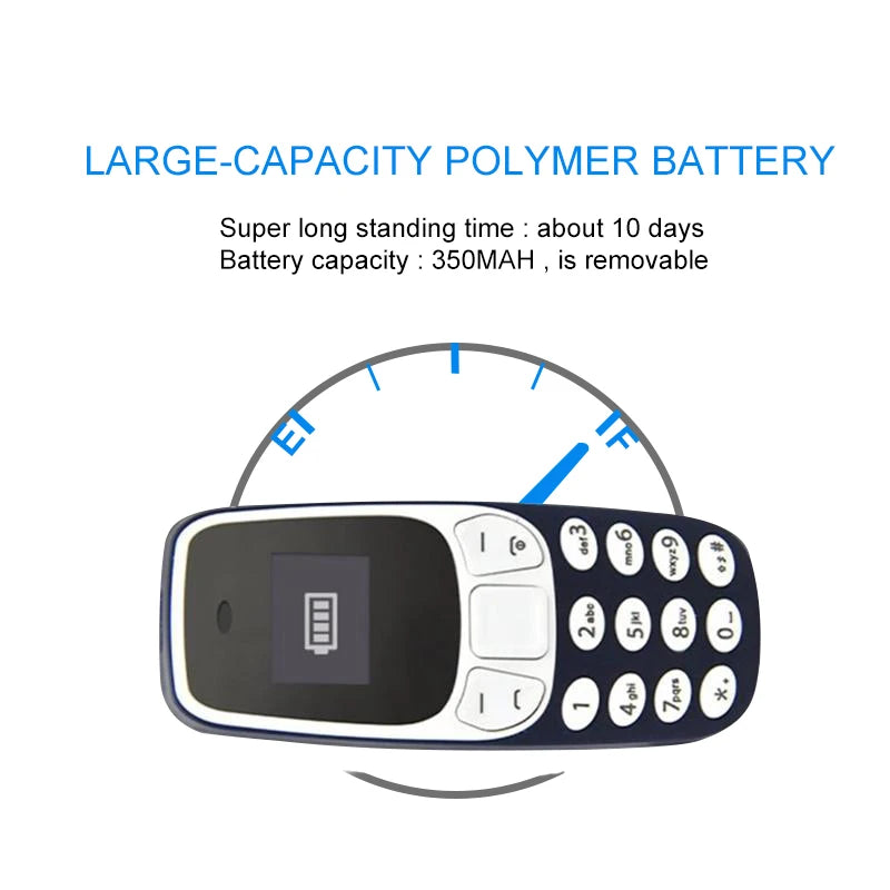L8star BM10 Mini Téléphone Portable Double SIM – Bluetooth MP3 FM Débloqué