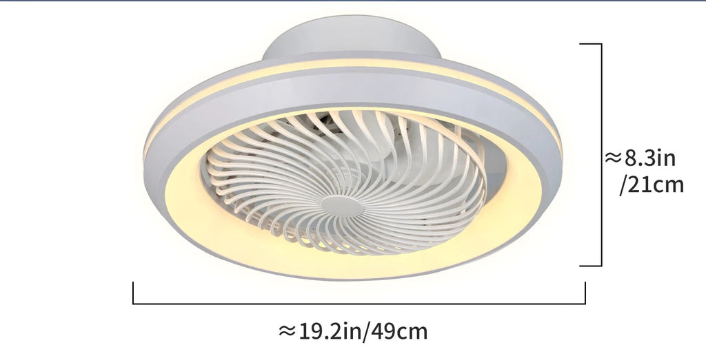Plafonnier ventilateur avec télécommande – CLEVI Paris