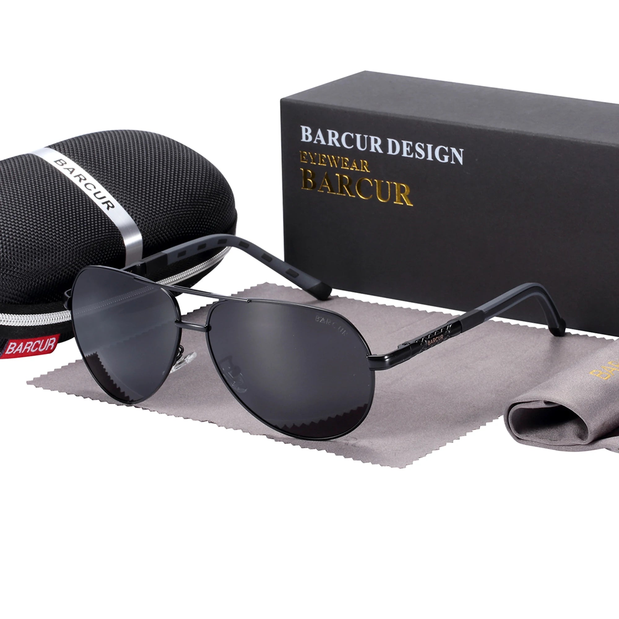 Lunettes de Soleil Polarisées Ovales Homme Femme – Monture Acier Inoxydable Verres TAC Anti-Reflets UV400 – CLEVI Paris