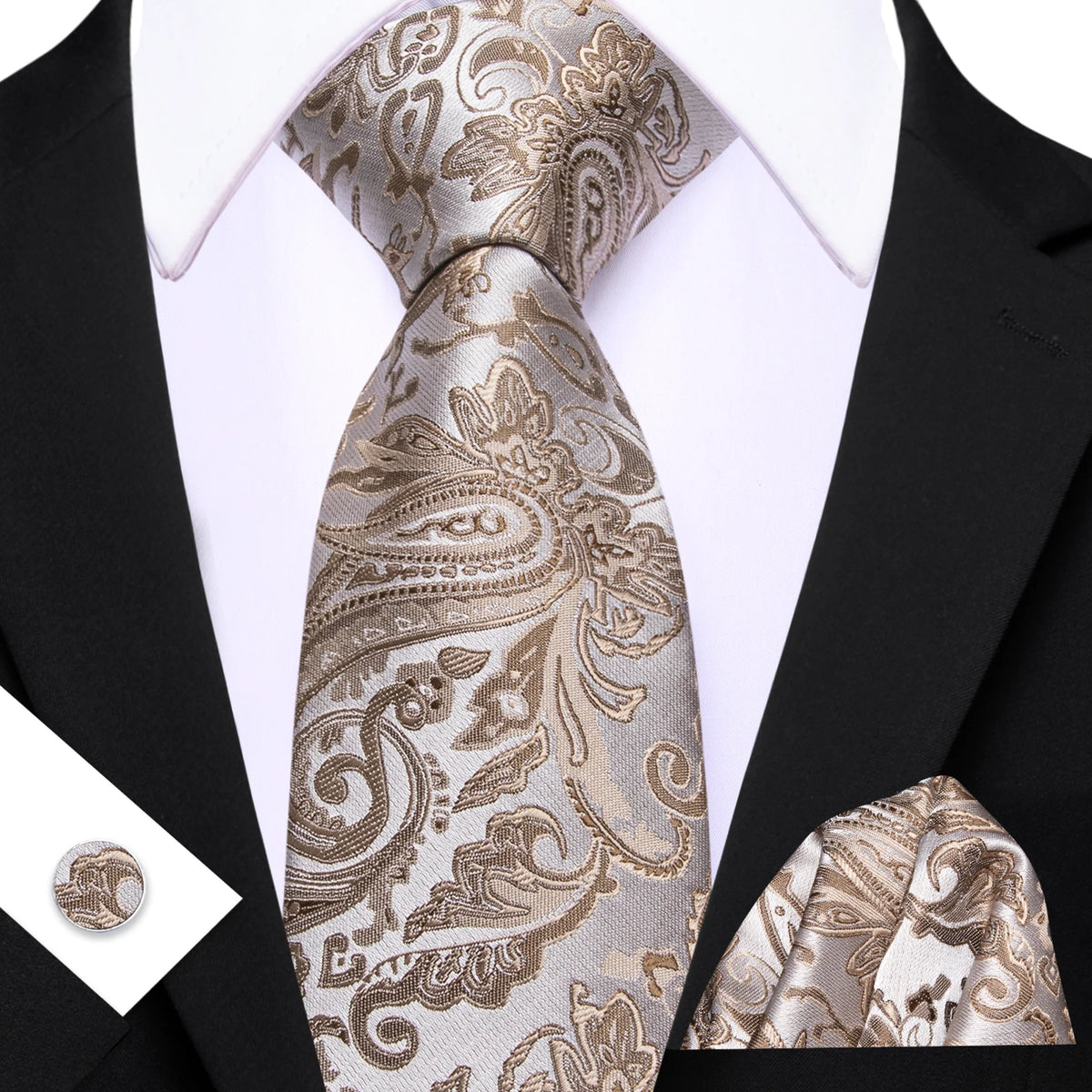Ensemble cravate homme floral – CLEVI Paris