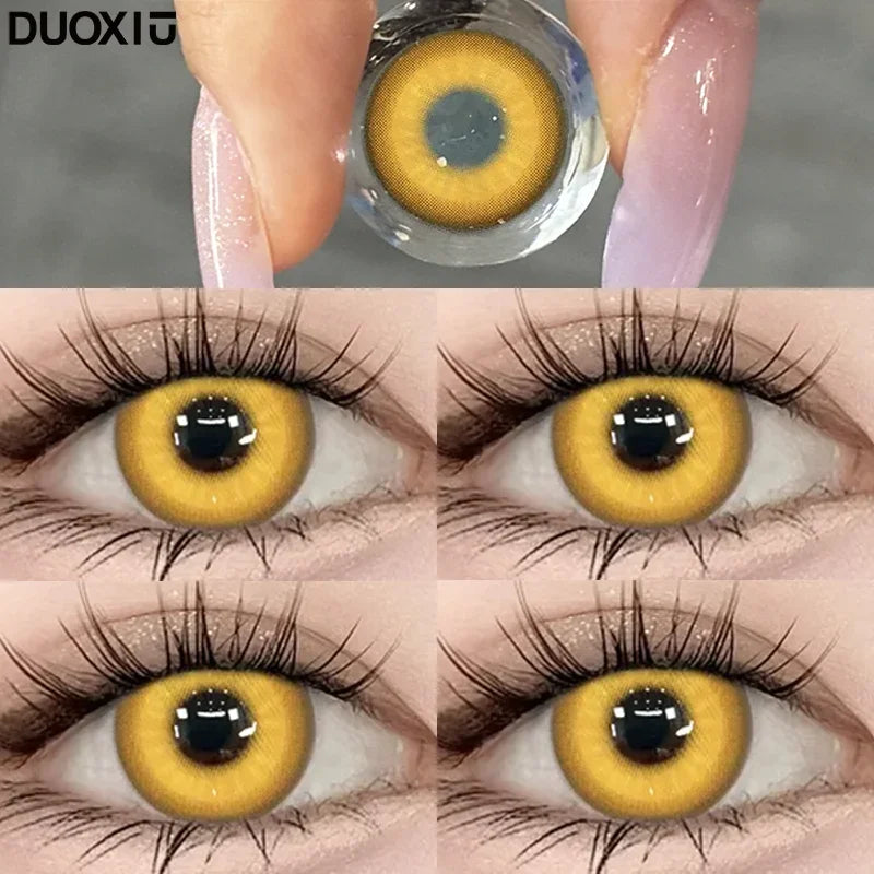 Lentilles de Contact Colorées DUOXIU | Collection Koi | Avec Correction 0 à -8.00 | 1 Paire – CLEVI Paris