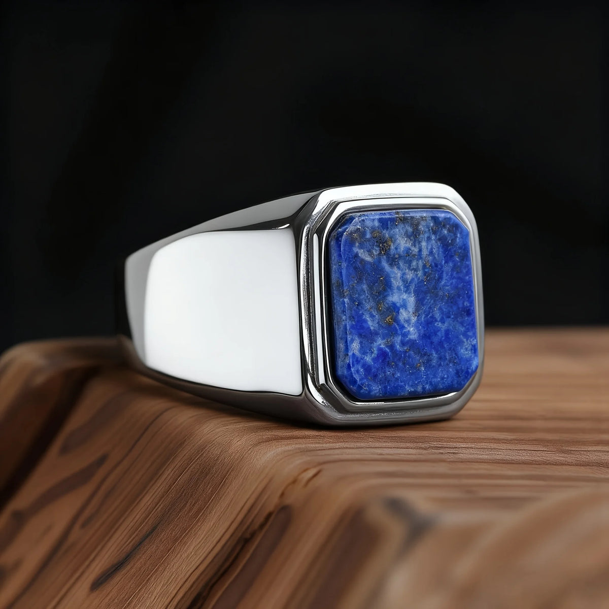 Bague onyx en acier 316L, styles variés – CLEVI Paris