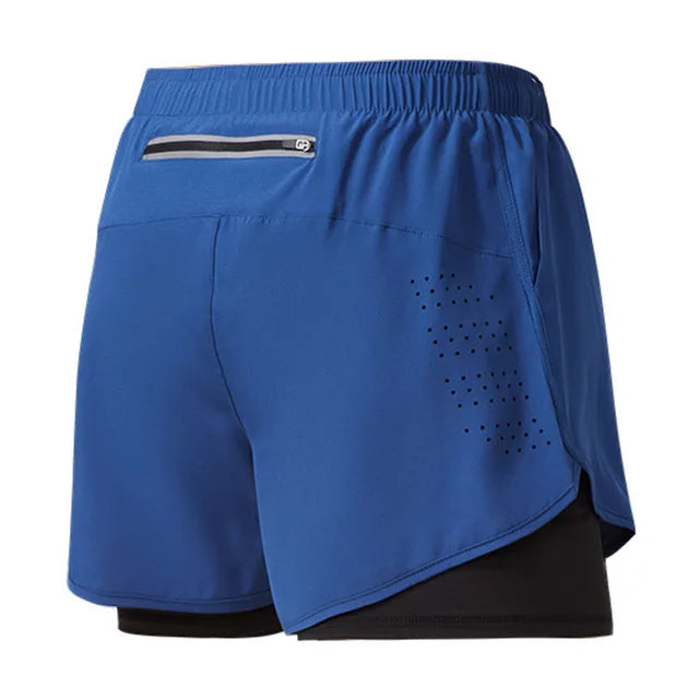 Short Running Homme Double Couche Polyester | Séchage Rapide, Fitness & Sport, 12 Coloris, Tailles S à XXL – CLEVI Paris