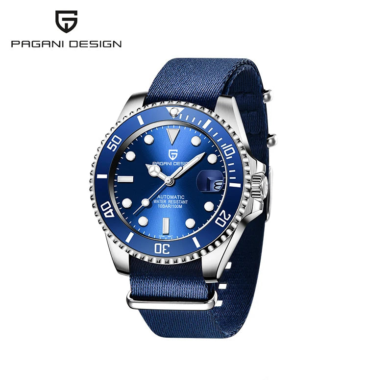 Montre Automatique Homme Pagani Design Diver Lunette Céramique Saphir MIYOTA 8215 100m – CLEVI Paris