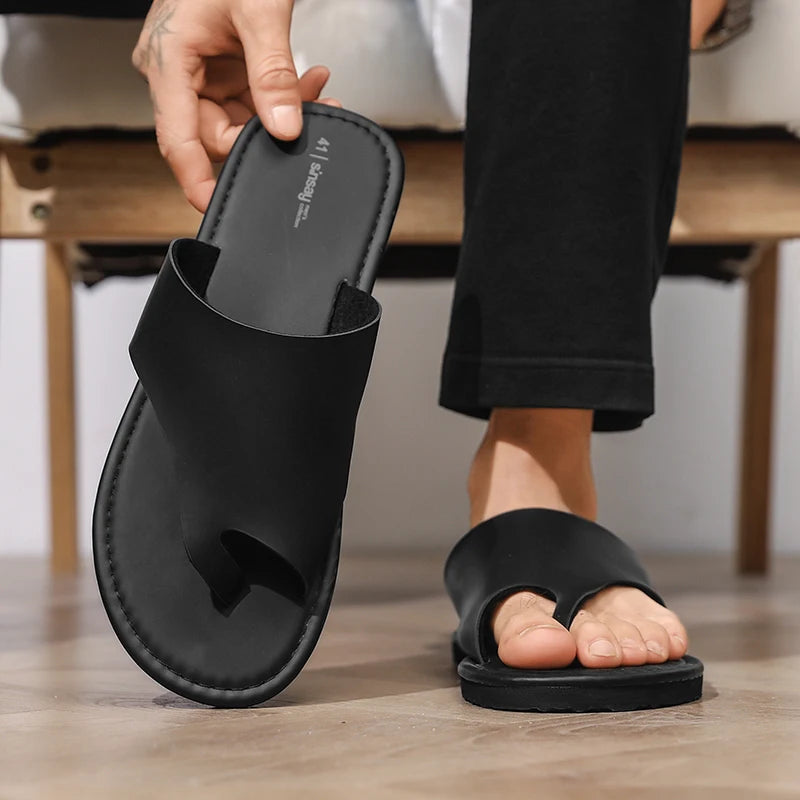 Tongs Homme PVC Semelle Souple Antidérapantes Street Style – CLEVI Paris