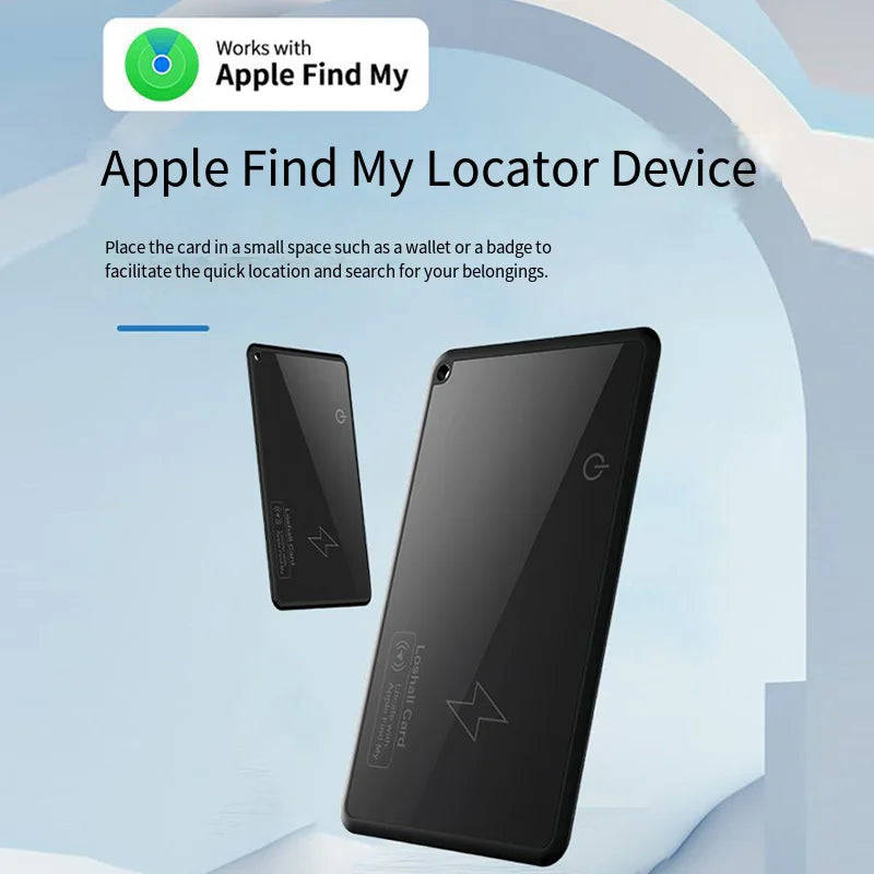 Carte Traceur GPS Recharge Sans Fil Compatible Find My — CLEVI Paris