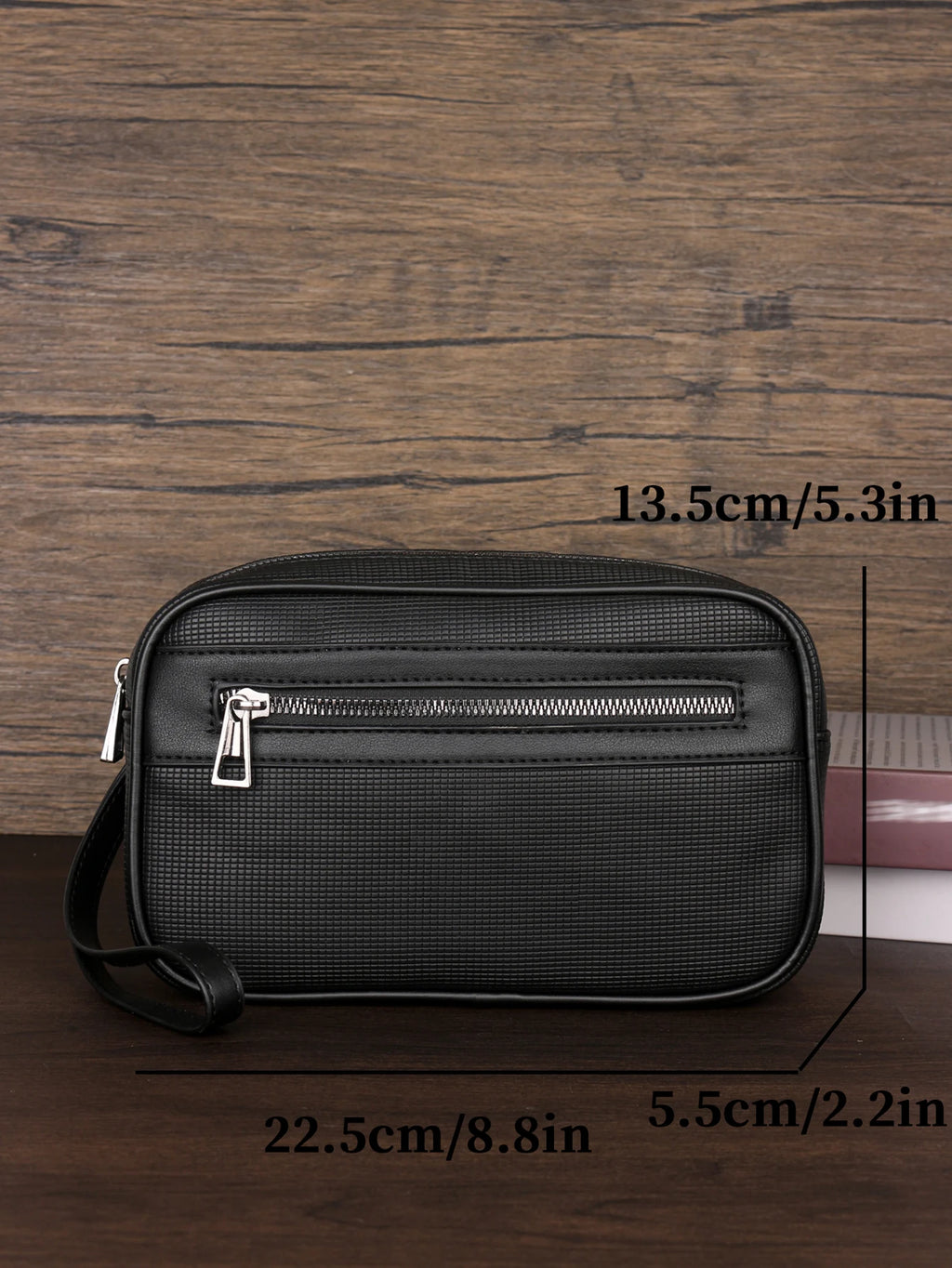 Pochette noire minimaliste KAIDUCH – CLEVI Paris