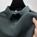 Polo Homme Casual Été – Manches Courtes Respirant Polyester Uni 6 Couleurs M à 4XL – CLEVI Paris
