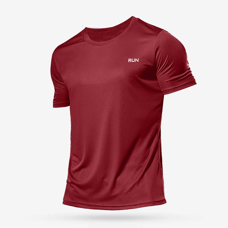 T-Shirt Sport Homme Séchage Rapide – Fitness Running Gym Manches Courtes