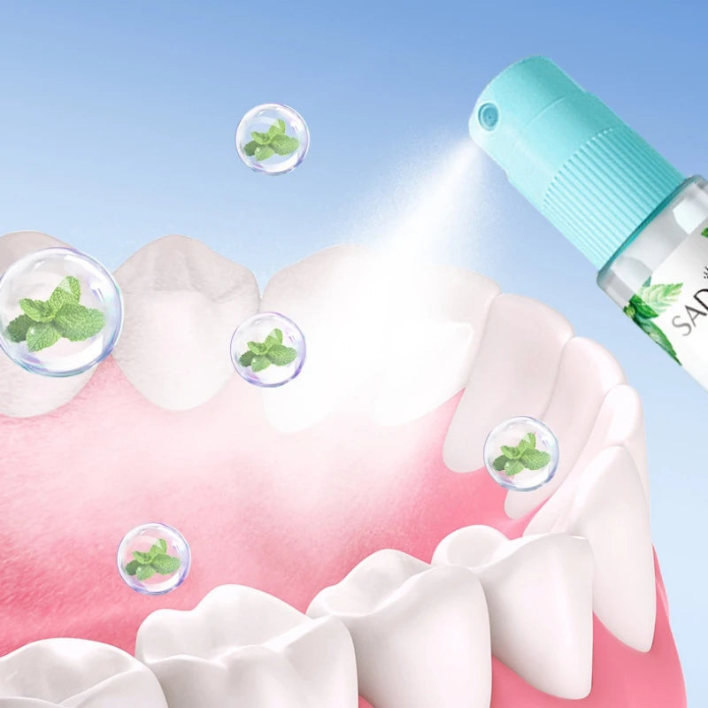 Spray Buccal Fraîcheur Haleine Menthe & Pêche Anti-Mauvaise Haleine – CLEVI Paris