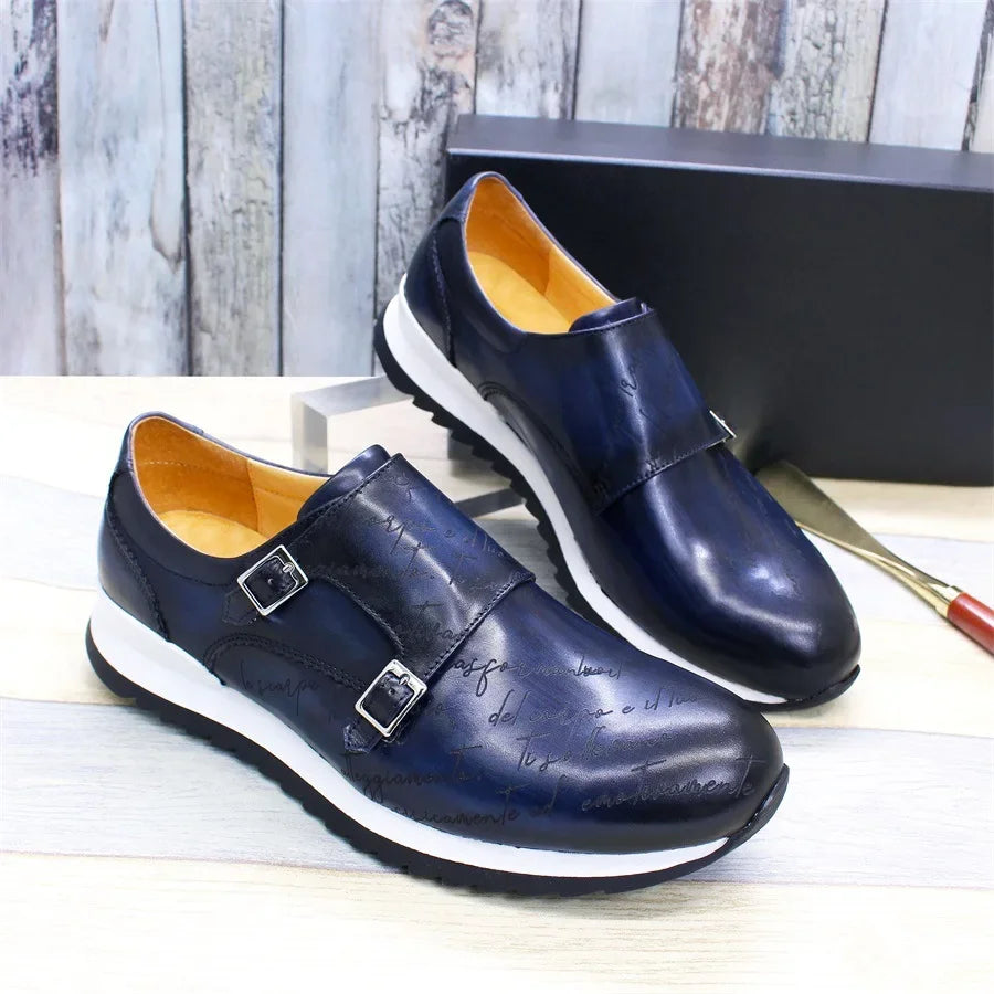 Chaussures Homme Cuir Vache Style Européen Rehaussant Respirant Luxe – CLEVI Paris