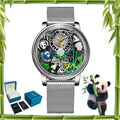 Montre Mécanique PINDU Panda Trésor National – CLEVI Paris