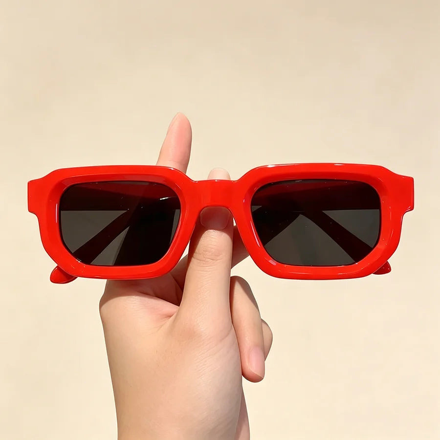 Lunettes de Soleil Rectangulaires Vintage Femme – Lot de 6 ou à l’unité – CLEVI Paris